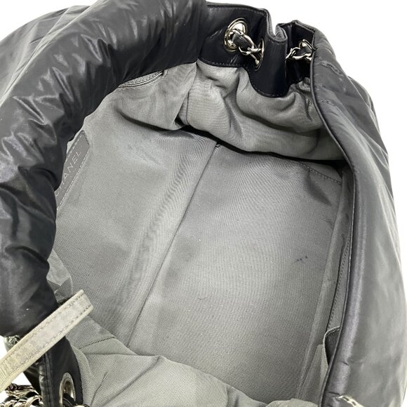 CHANEL Nylon Quilted Tweed Stitch Bubble Flap Bag - Picture 7 of 8